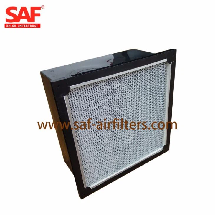 बॉक्स प्रकार उच्च दक्षता फ़िल्टर औद्योगिक HEPA एयर फ़िल्टर
